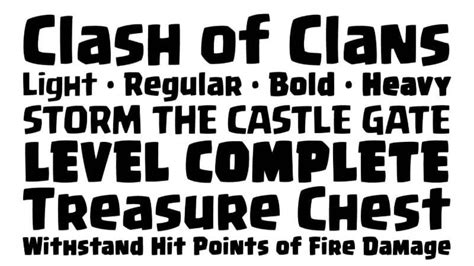 Clash Royale Font Free Download